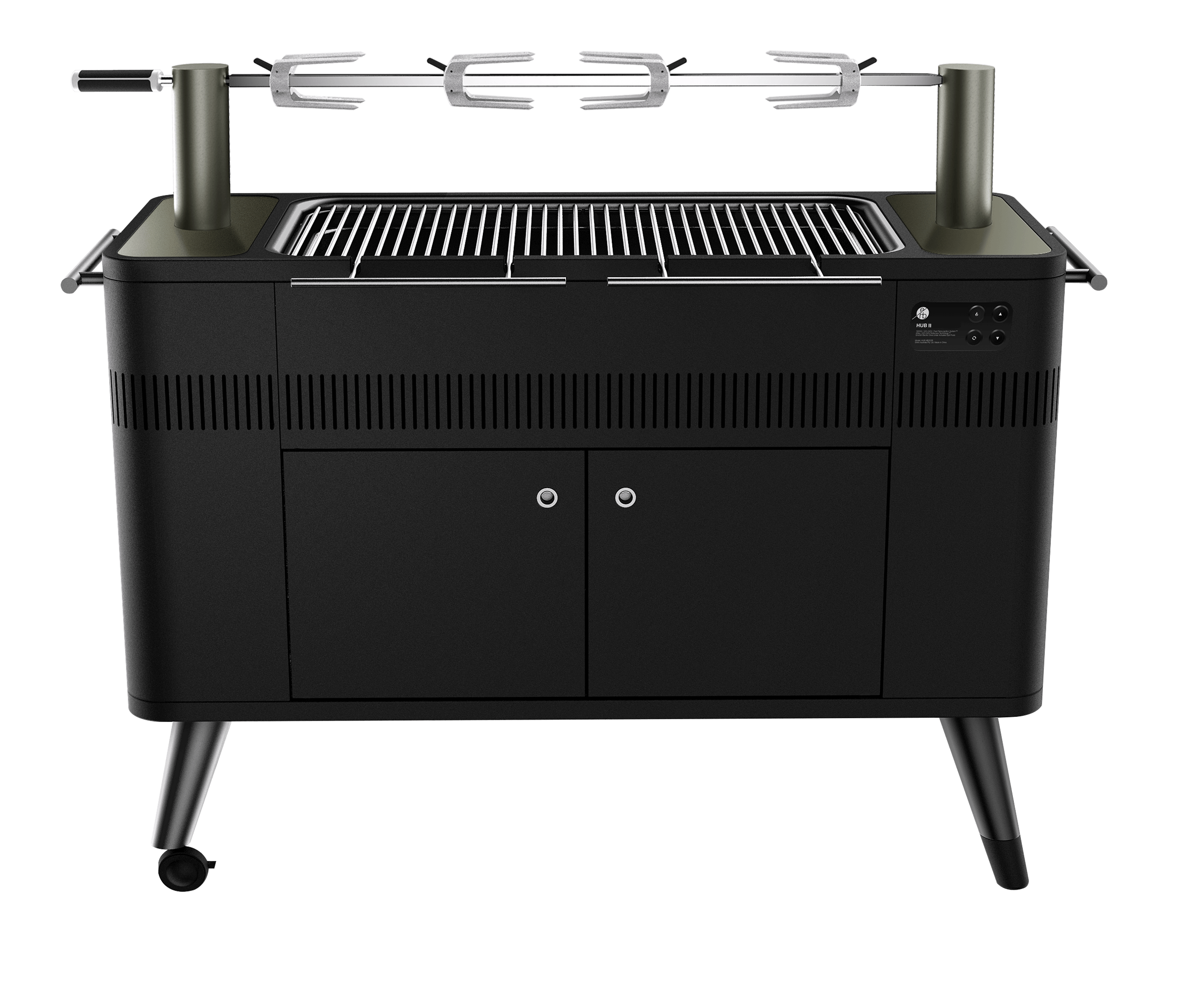 Everdure HUB II Holzkohlegrill mit elektrischem Anzünder