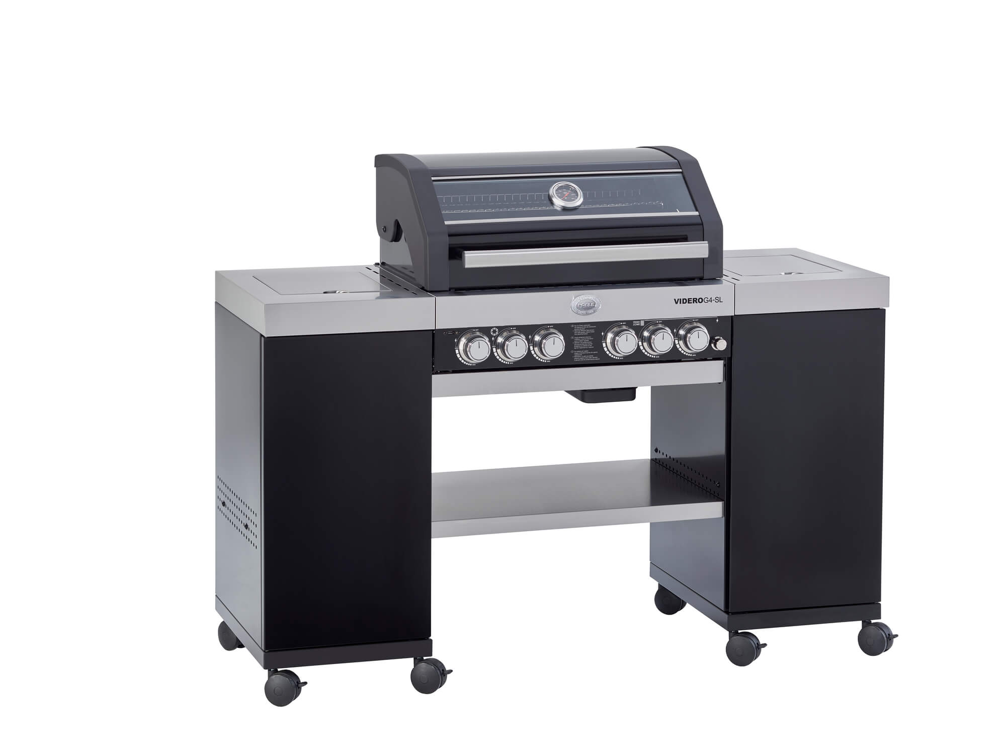 Rösle BBQ-Island Videro G4-SL Vario+ schwarz 50 mbar 