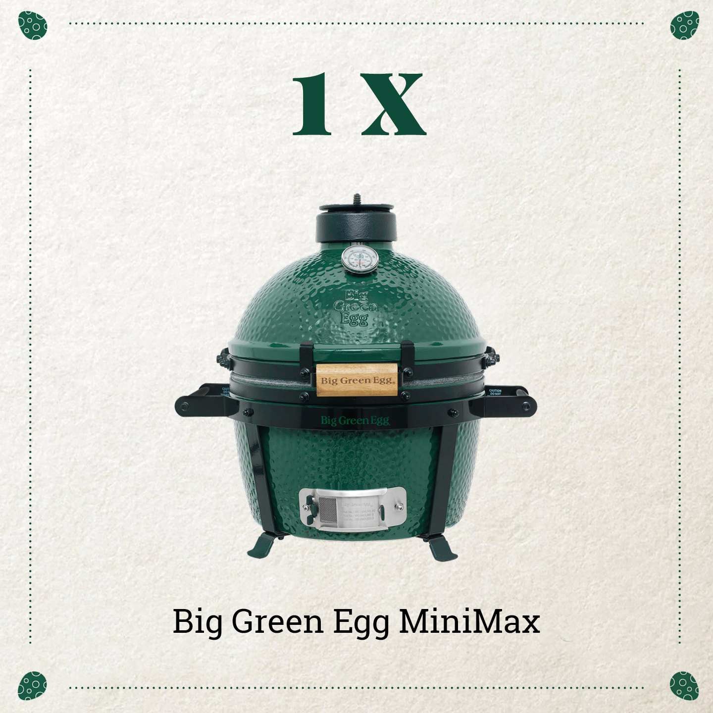 BIG GREEN EGG Mini Max Eastern Edition 