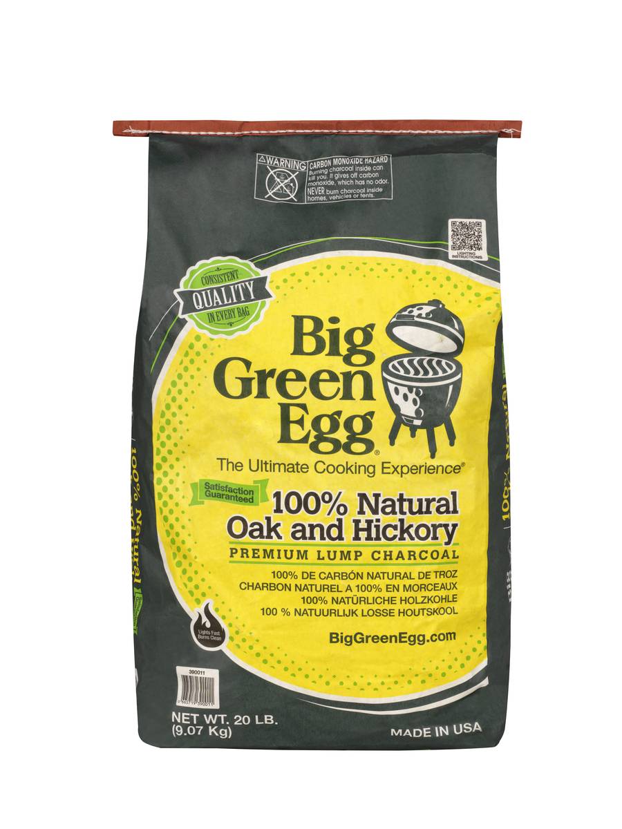 BIG Green Egg Hochwertige Bio-Holzkohle 9 kg 