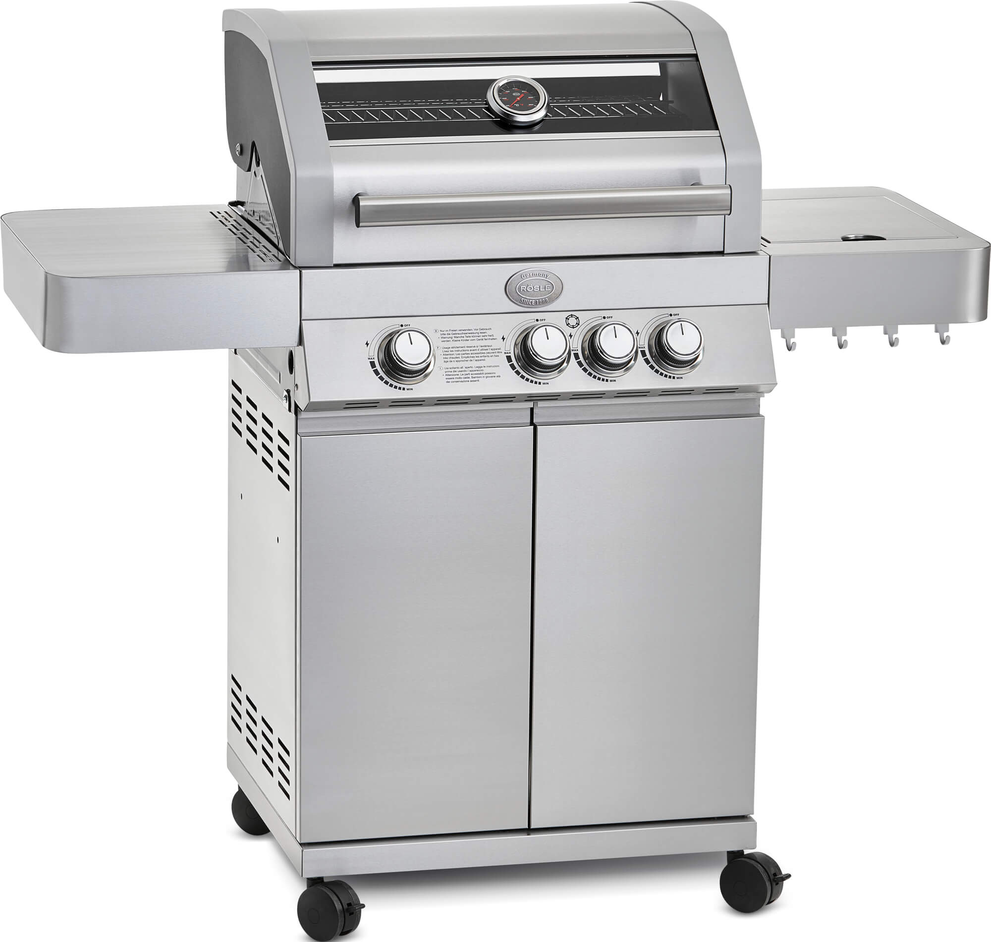 Rösle BBQ-Station Videro G3 Edelstahl 50mbar 