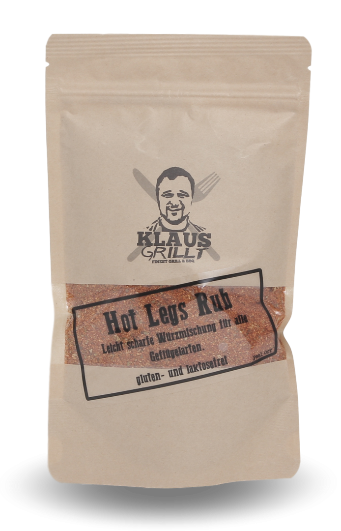 Klaus Grillt Hot Legs Rub 250g 